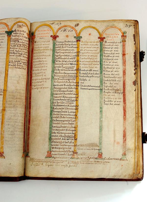 Verbrüderungsbuch von St. Peter in Salzburg, Hs. A1