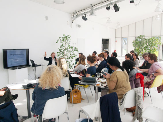 "Arts, Rights & Justice in Österreich" - Workshop mit Lillian Fellman