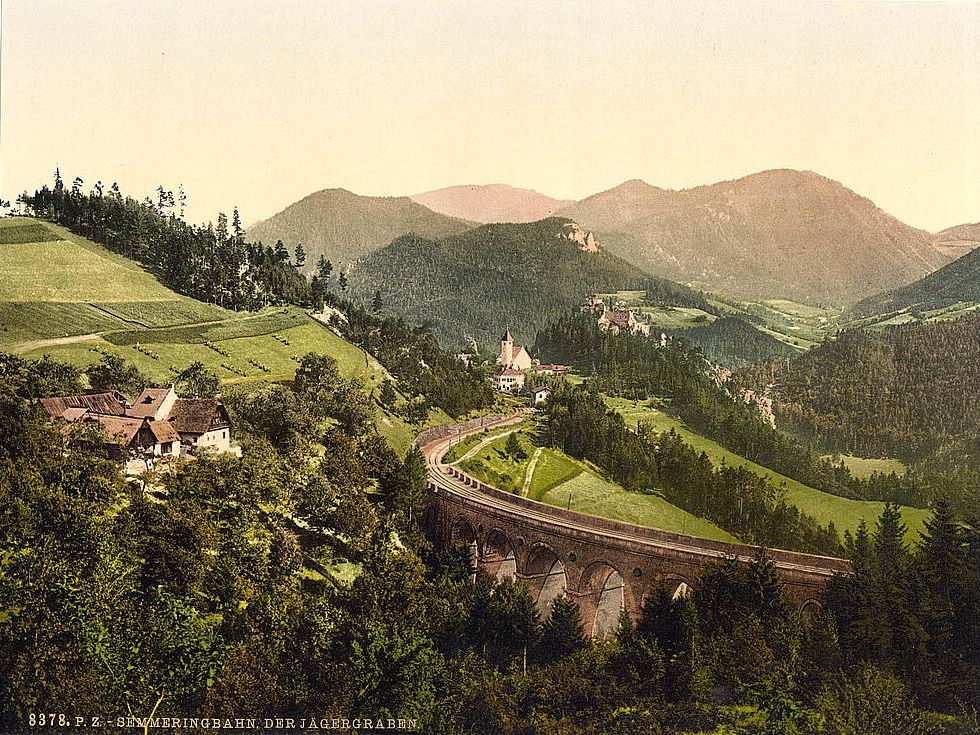 Historische Darstellung um 1900