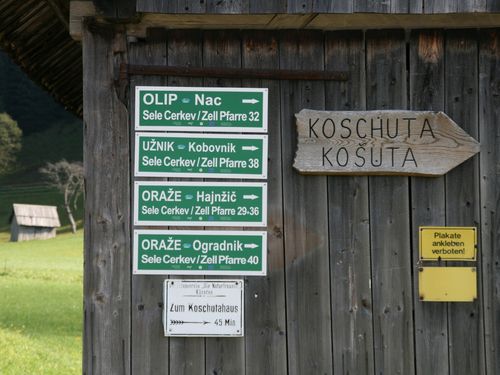 Slowenische Flur- und Hofnamen in Kärnten