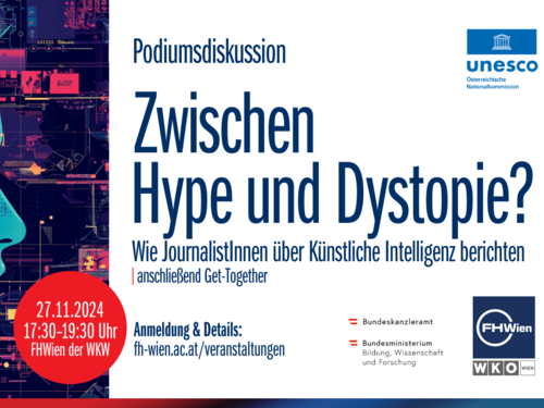 Veranstaltung: Zwischen Hype und Dystopie: Wie Journalist*innen über Künstliche Intelligenz berichten