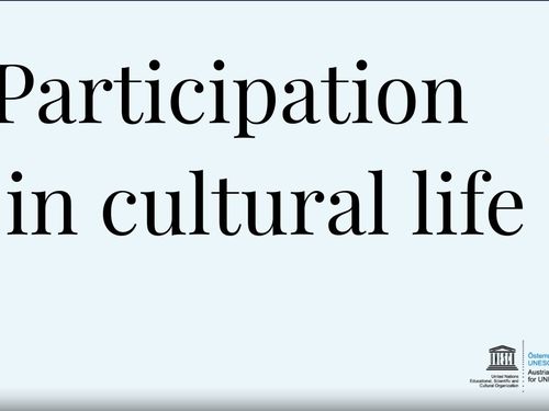 Cultural participation explained: new video for young people
