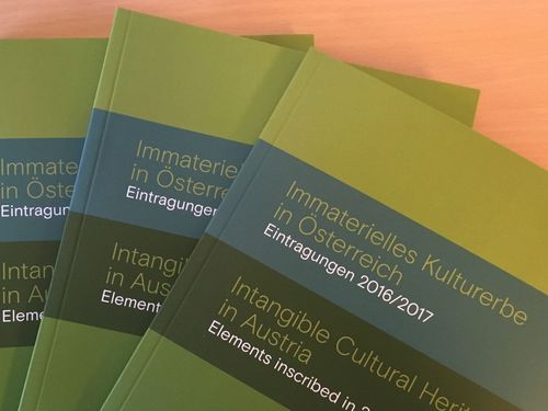 Neue Broschüre: Immaterielles Kulturerbe in Österreich Neueintragungen 2016/2017 