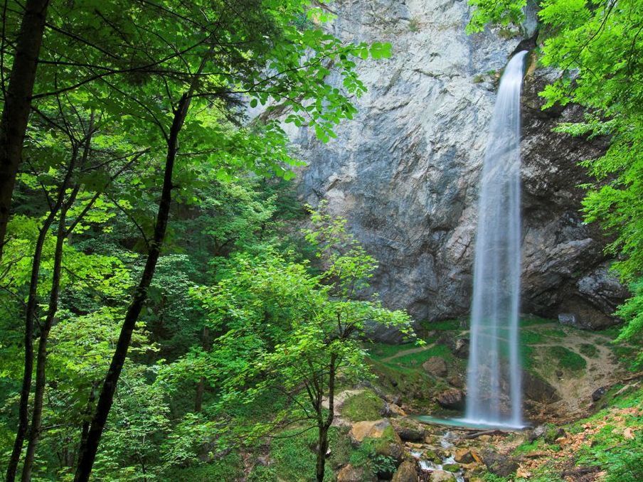 Wildensteiner Wasserfall Gallizien im UNESCO Geopark Karawanken