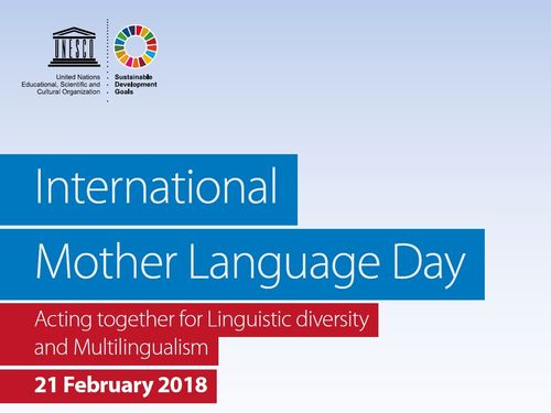 21. Februar – Internationaler Tag der Muttersprache 2018