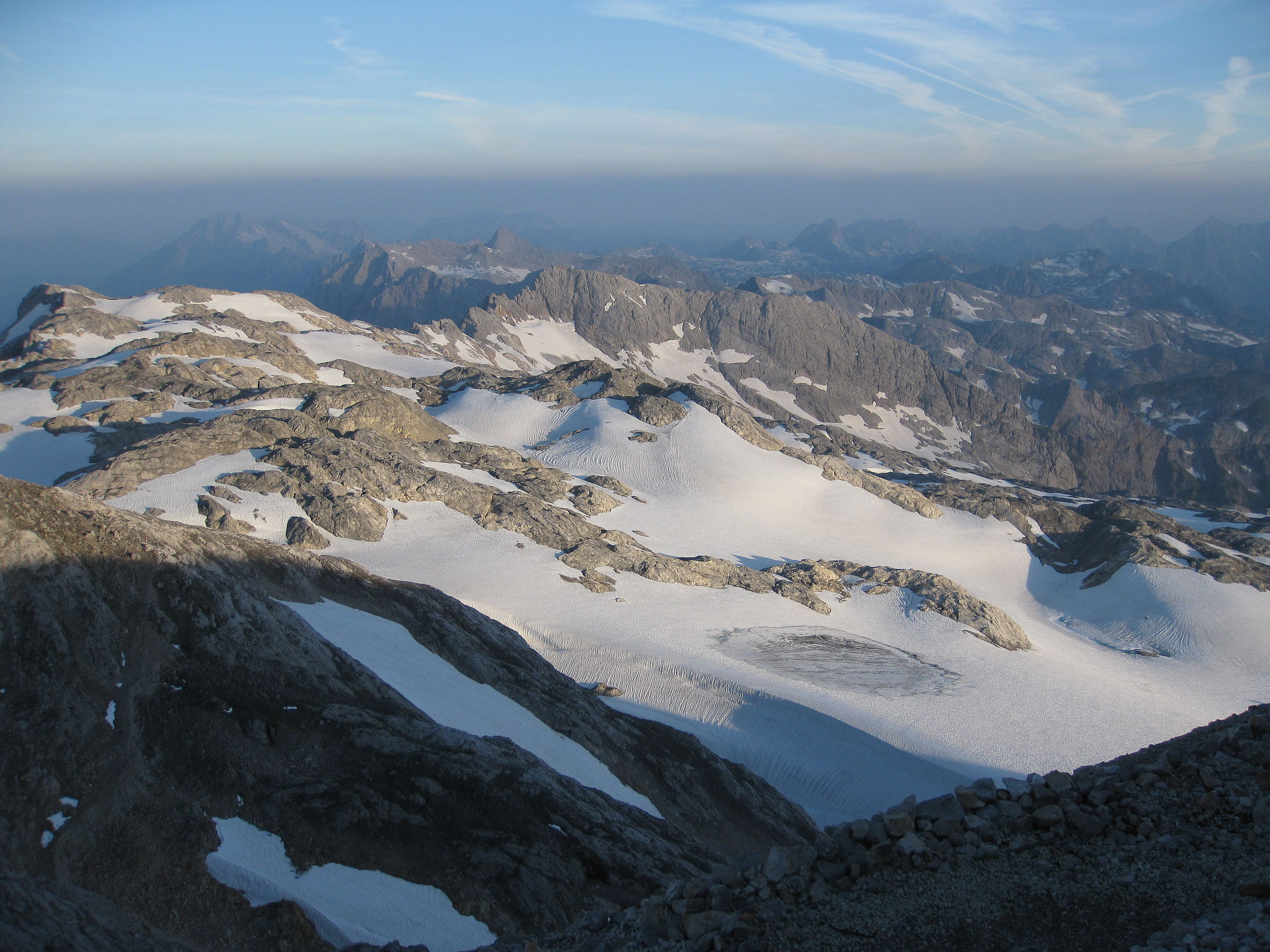 Die „Übergossene Alm“, ein Plateaugletscher dessen „letzte Stunde“ angebrochen ist.